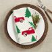 Saro Lifestyle Vintage Christmas Truck Dinner Napkins Set of 4, alternative image