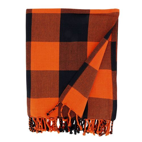 Checkered Throw Blanket Lands' End