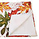 Saro Lifestyle Embroidered Autumn Leaves 16x54 Table Runner, Back