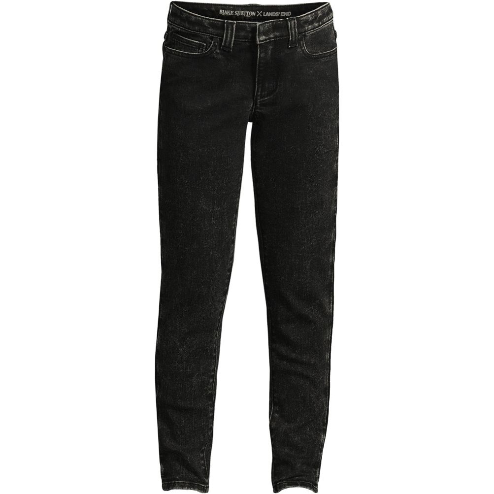 Girls Iron Knee Denim Jeggings