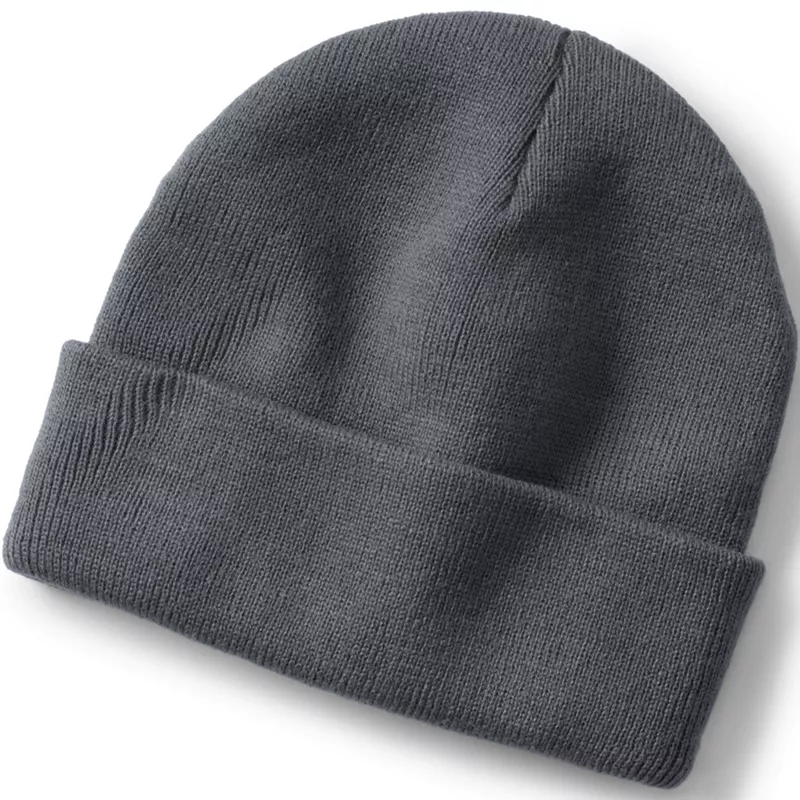 Unisex Knit Cuffed Winter Beanie, Front