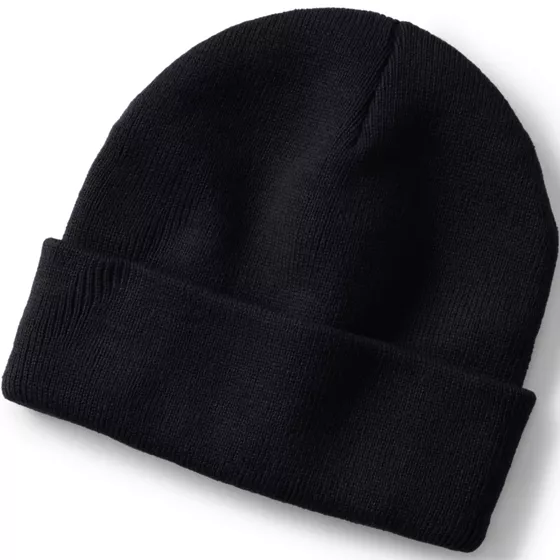 Unisex Knit Cuffed Winter Beanie - primary