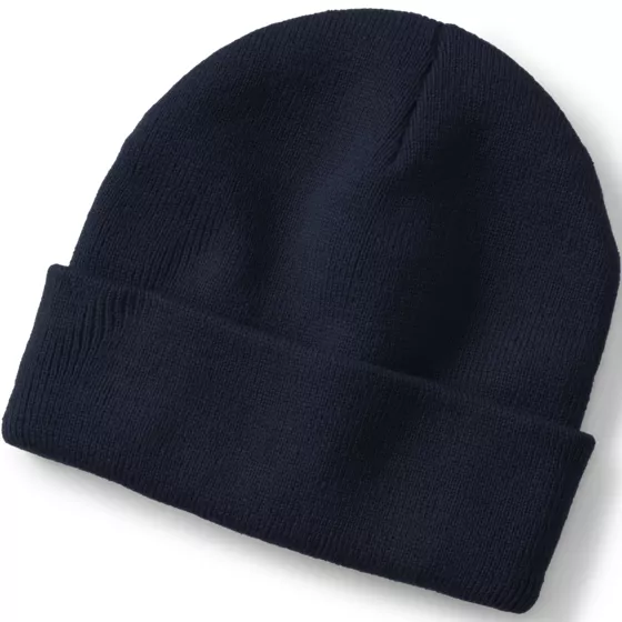 School Uniform Unisex Knit Cuffed Winter Beanie - primary