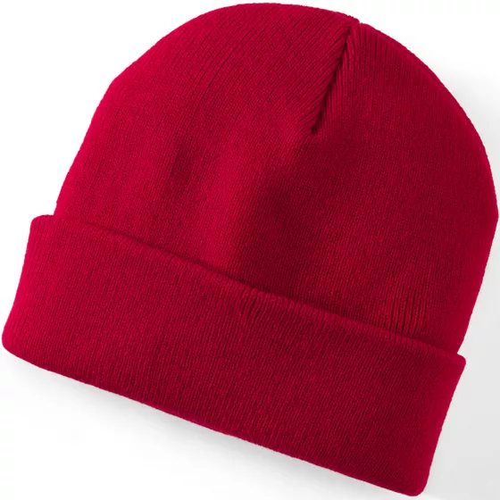 School Uniform Unisex Knit Cuffed Winter Beanie - primary