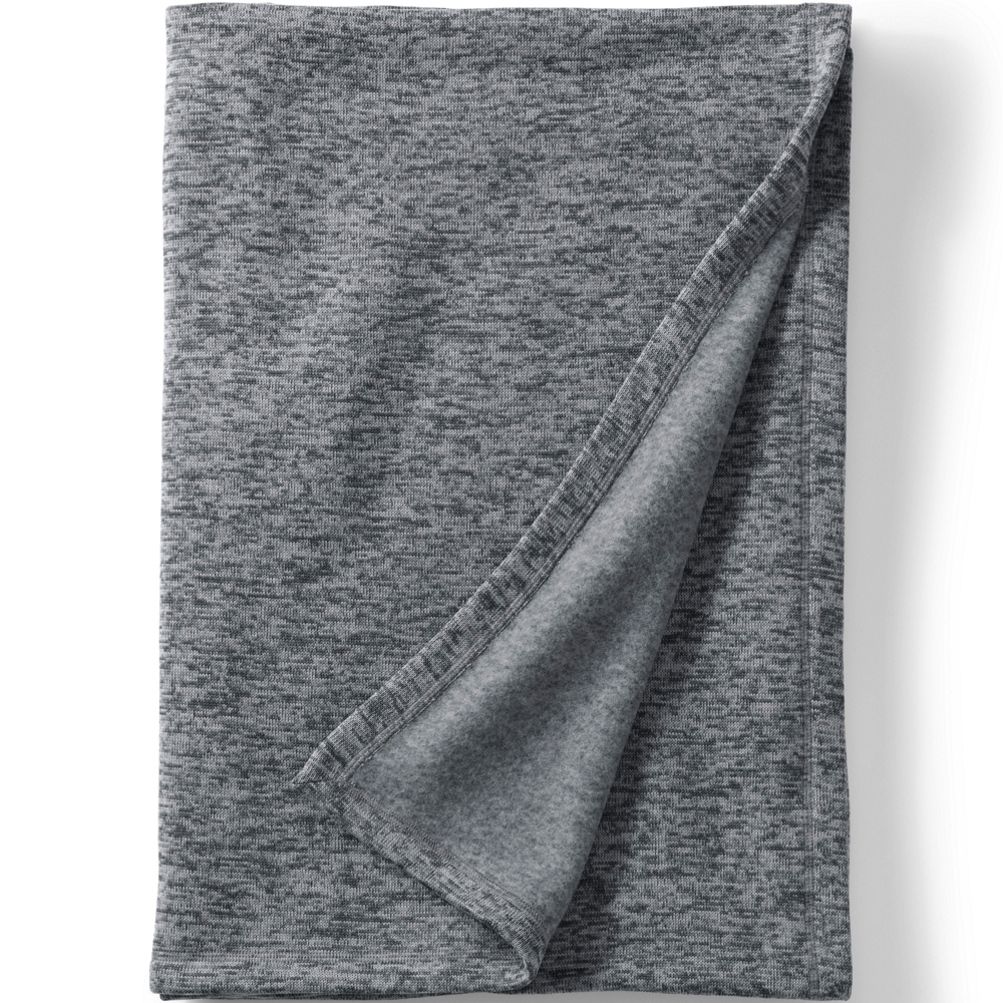 Lightweight sweater fleece throw sale