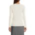 Women's Cotton Modal Long Sleeved Scallop Detail Pullover Sweater, Back