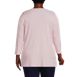 Women's Plus Size Supima Micro Modal 3/4 Sleeve Notch Neck Tunic, Back