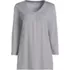 Women's Supima Micro Modal 3/4 Sleeve Notch Neck Tunic, Front