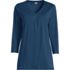 Women's Supima Micro Modal 3/4 Sleeve Notch Neck Tunic, Front