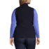 Women's Plus Size Soft Shell Vest, Back