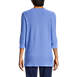 Women's Cotton Modal 3/4 Cable Sleeve Tunic Sweater, Back