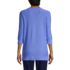 Women's Cotton Modal 3/4 Cable Sleeve Tunic Sweater, Back