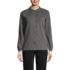 Women's Cotton Polyester Long Sleeve Button Front Top, Front