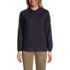Women's Cotton Polyester Long Sleeve Button Front Top, Front