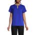 Women's Keyhole Crepe Blouse, Front