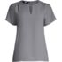 Women's Keyhole Crepe Blouse, Front