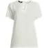 Women's Petite Keyhole Crepe Blouse, Front