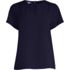 School Uniform Women's Keyhole Crepe Blouse, Front