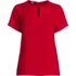 Women's Keyhole Crepe Blouse, Front