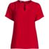 Women's Keyhole Crepe Blouse, Front