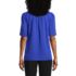 Women's Elbow Sleeve Crepe Popover Blouse, Back