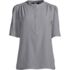 Women's Elbow Sleeve Crepe Popover Blouse, Front