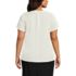 Women's Plus Size Keyhole Crepe Blouse, Back