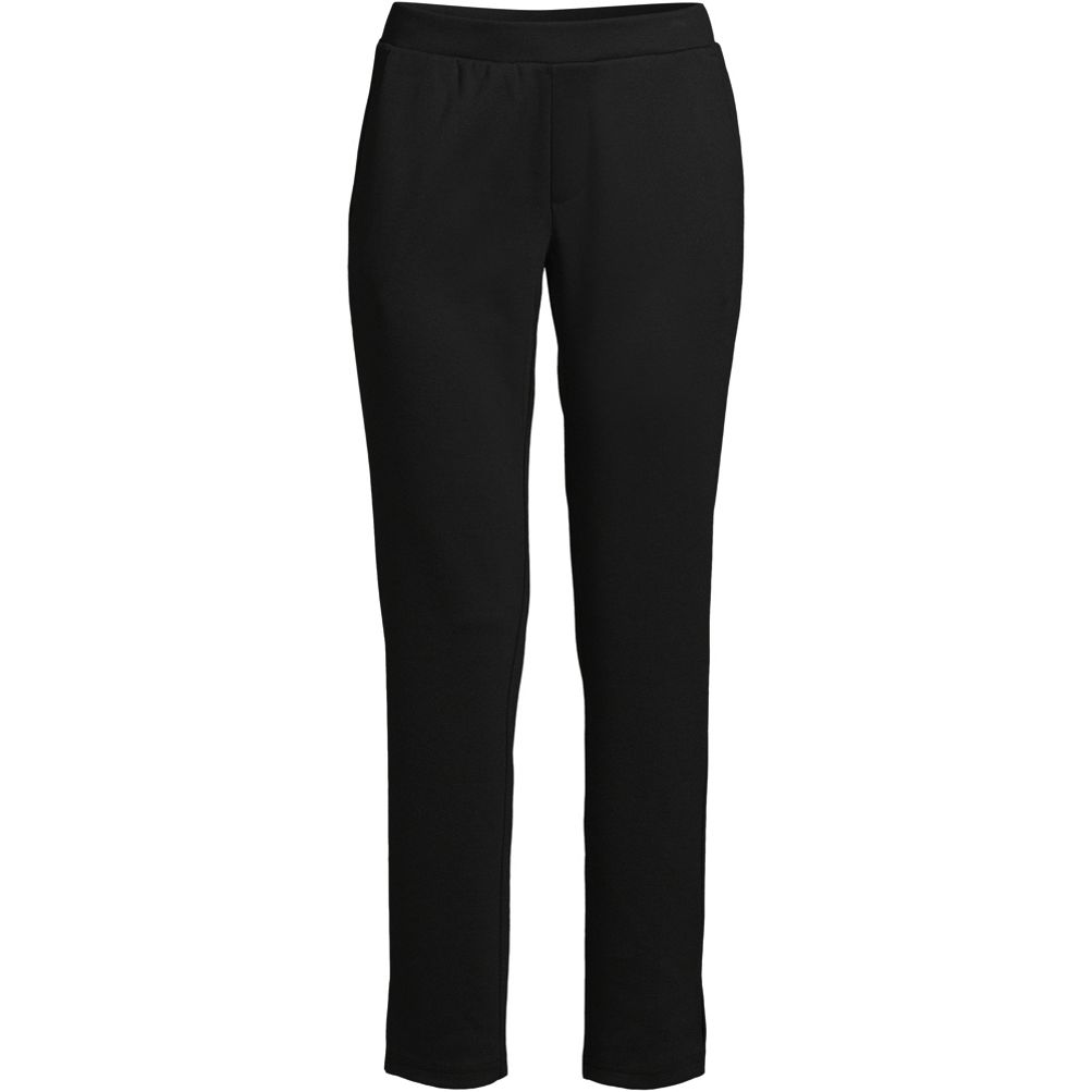 Women's Ponte Knit Pull-On Slim Straight Leg Work Pant - NEW & IMPROVED FIT