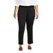 Women's Plus Size Mid Rise Pull On Ponte Ankle Pants, Front