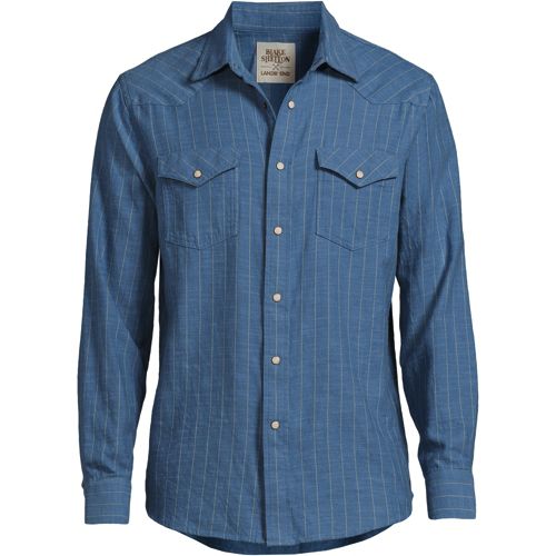 Blake Shelton x Lands' End Men's Cotton Lined Chore Utility Jacket