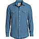 Blake Shelton x Lands' End Men's Big and Tall Western Shirt, Front