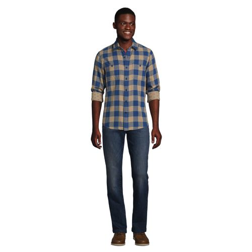 Chemise en Coton Double Épaisseur Blake Shelton x Lands' End, Homme Stature Standard image number 5