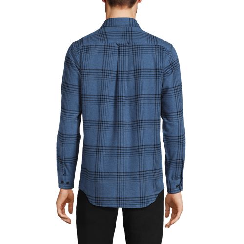 Lands end store slim fit flannel