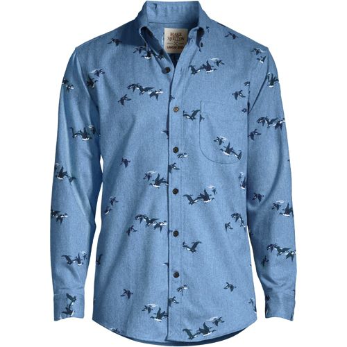 Buttonup Flannel Shirt Lands' End