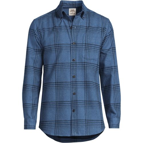 Blake Shelton x Lands' End Flagship Flanellhemd für Herren | Lands' End