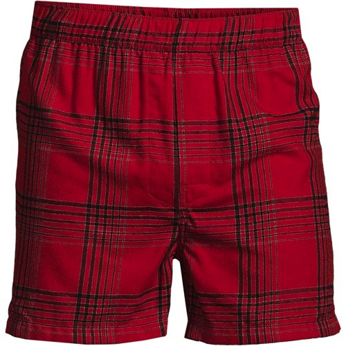 Men's Flannel Pajama Shorts - Super Soft Cotton Plaid Shorts with Pockets  and Drawstrings - Sleep and Lounge Design 2, 2X-Large