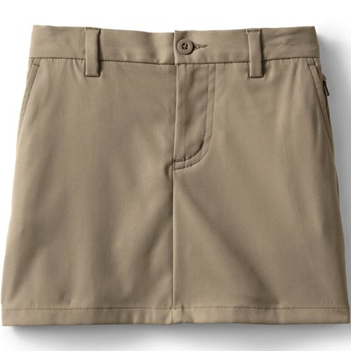 Girls Active Chino Skort Top of the Knee