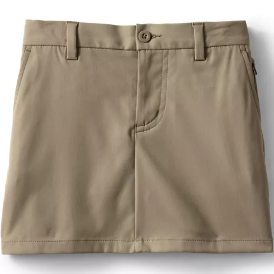 Girls Active Chino Skort Top of the Knee - primary