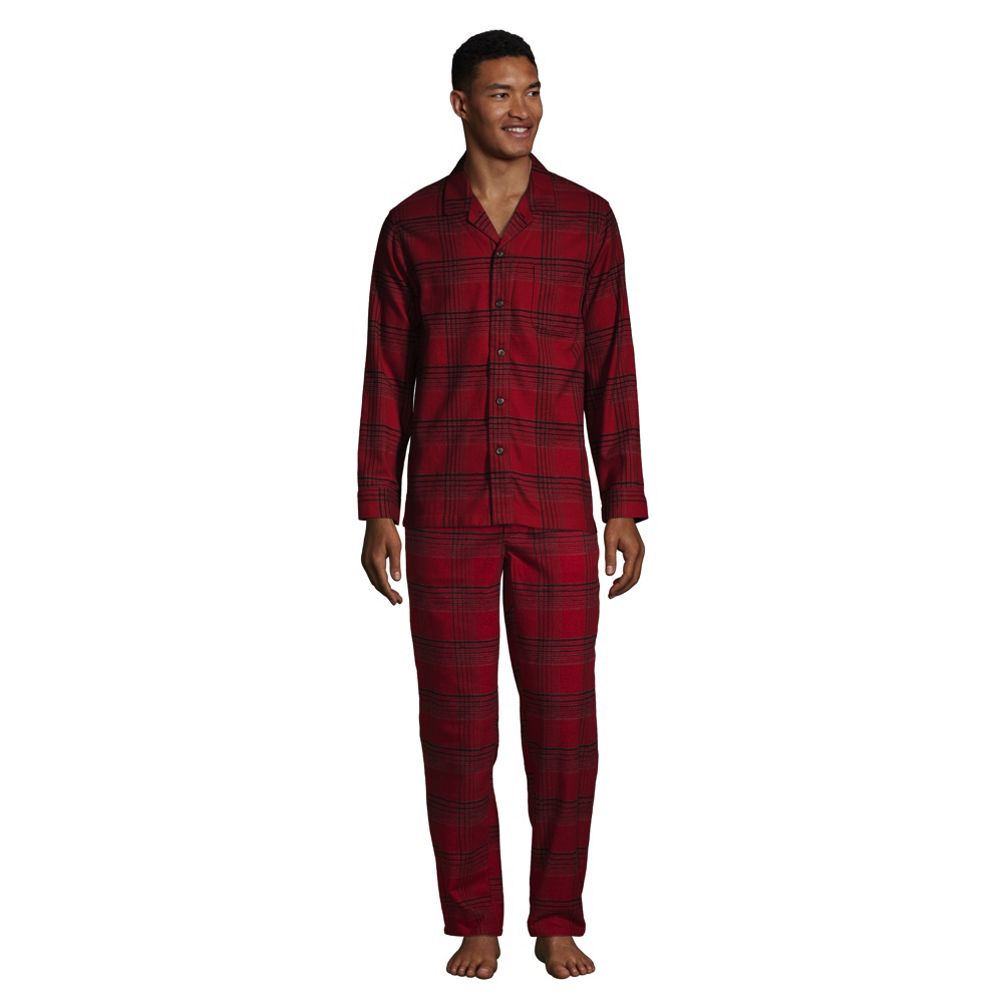 Lands end mens online flannel pajamas