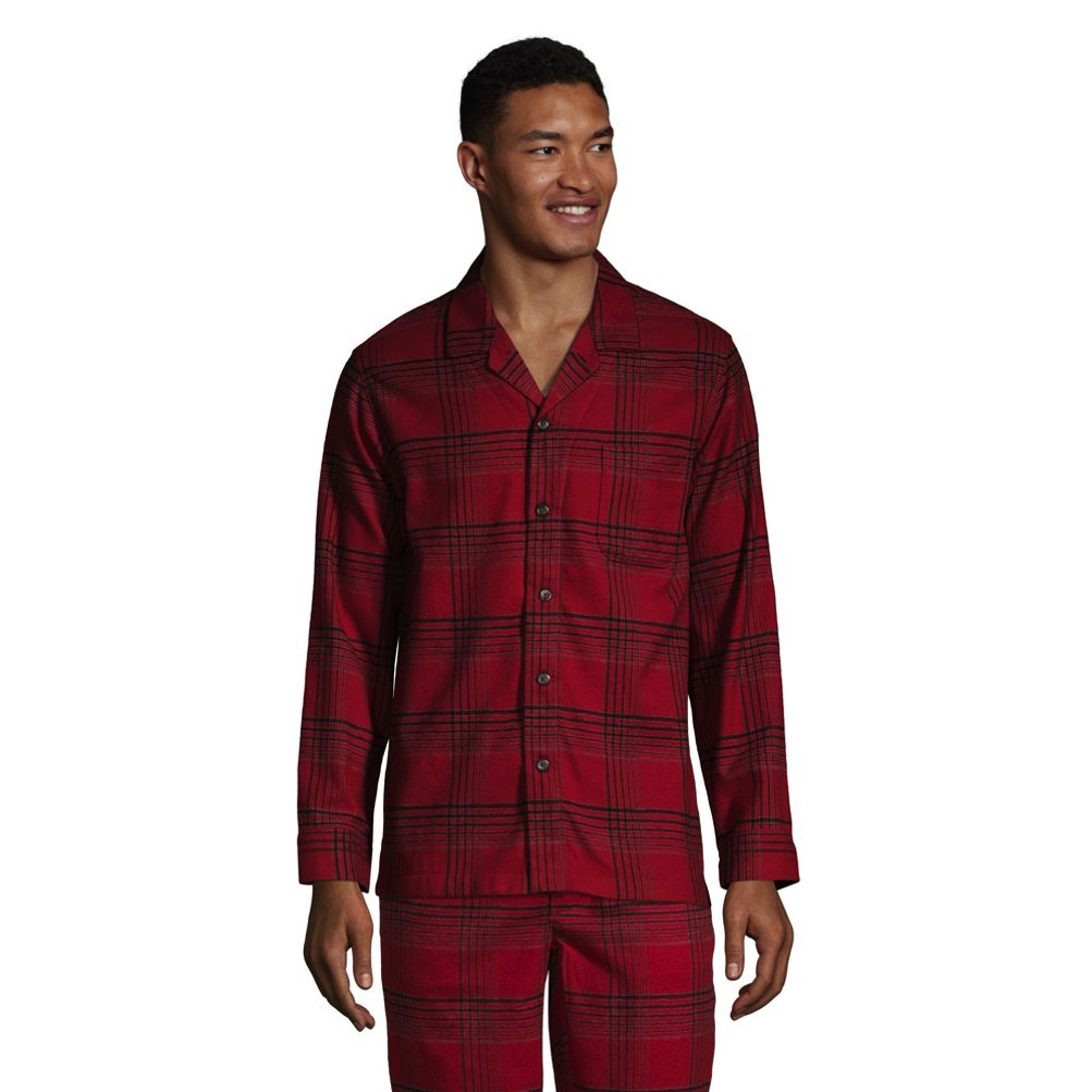 Red plaid pajamas online men