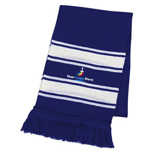 Customized scarves with deals logo