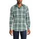 Blake Shelton x Lands' End Men's Traditional Fit Comfort First Lightweight Flannel Shirt, Front