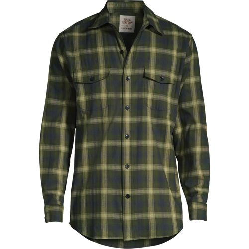 Men Flannel Shirts Lands' End