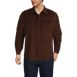 Blake Shelton x Lands' End Men's Big and Tall Corduroy Work Shirt, Front