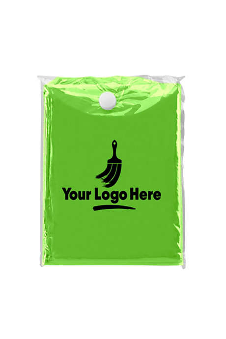 Disposable Custom Logo Rain Poncho with Hood