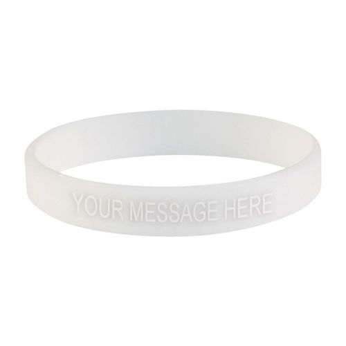 Custom Logo Silicone Wristband Bracelet