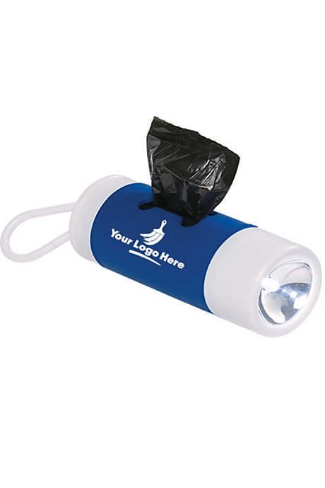 Custom Logo Dog Bag Dispenser with Flashlight
