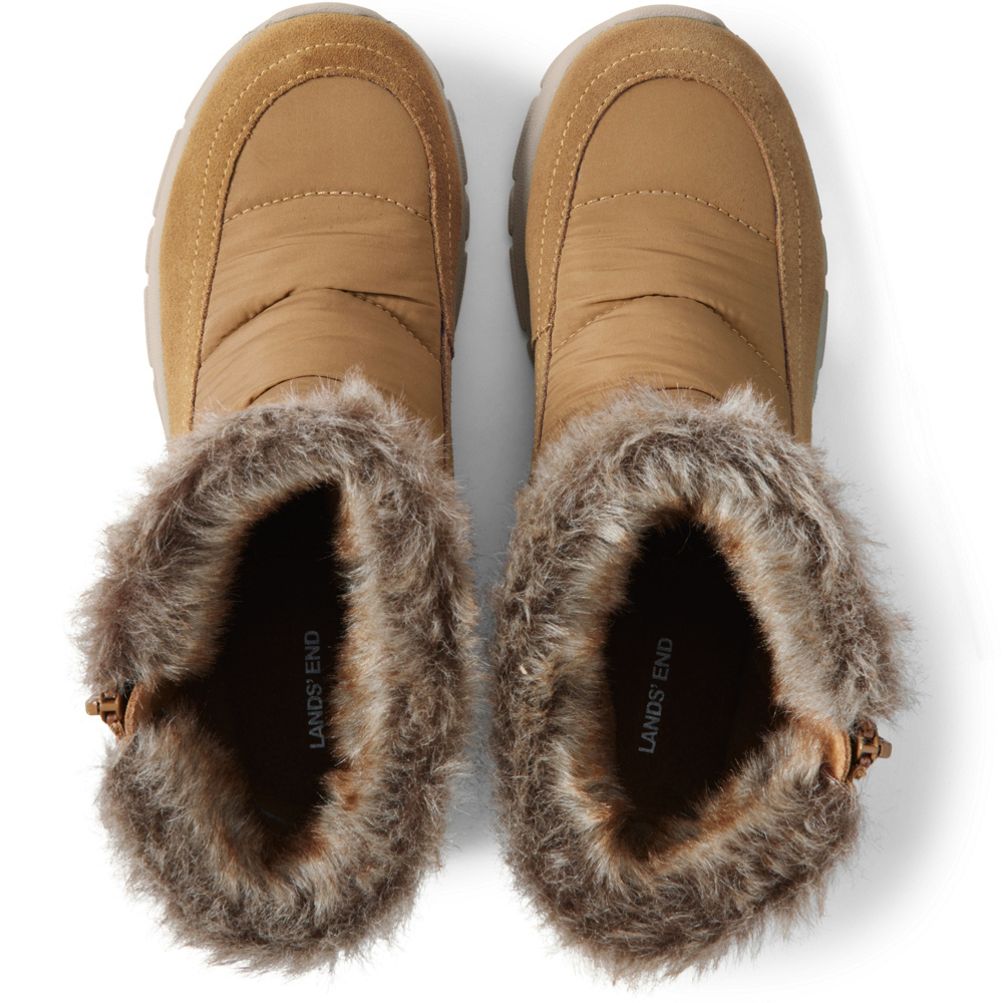 Lastrafashion Women Snow Warm Plush Insole Winter Ankle Boots