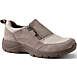 Women's All Weather Insulated Suede Leather Zip Moc Shoes, Front