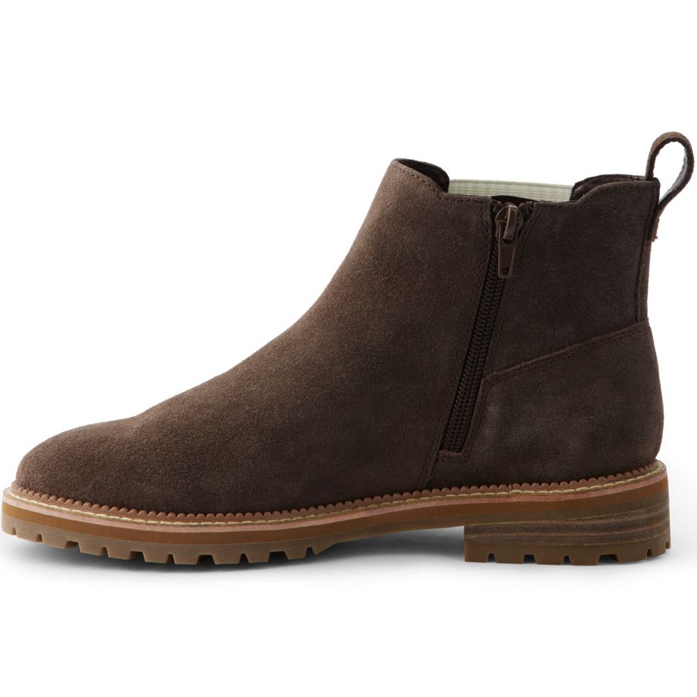 Women's Side Zip Lug Chelsea Boots | Lands'